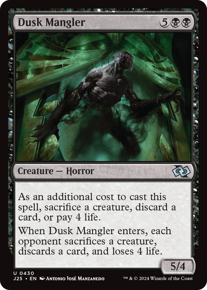 Dusk Mangler 430 card from Foundations Jumpstart