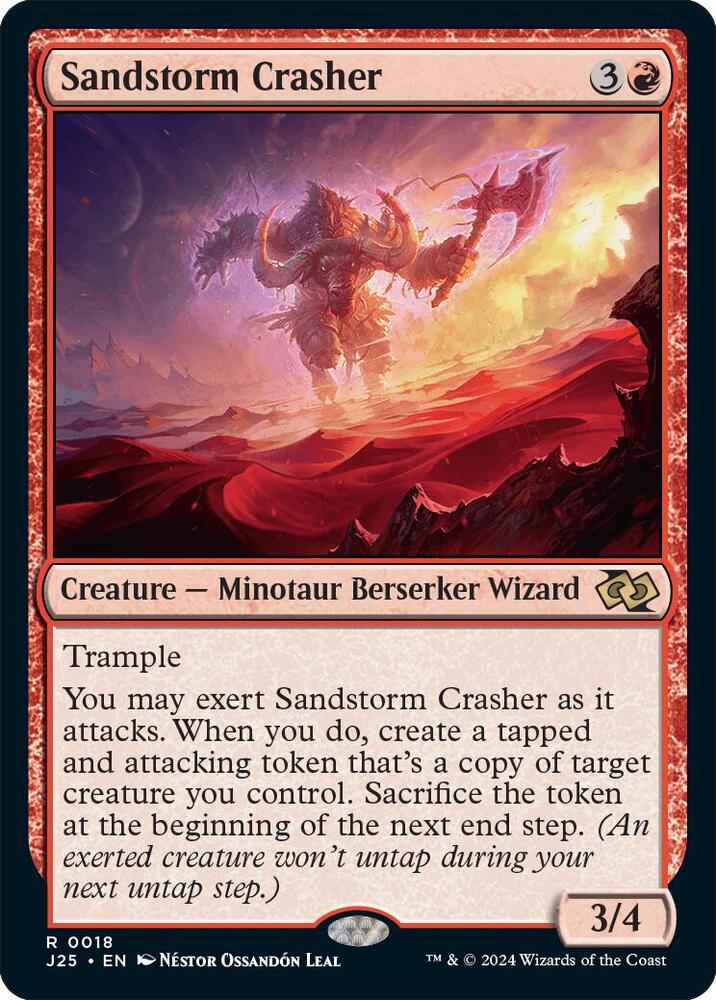 Sandstorm Crasher 18 card from Foundations Jumpstart