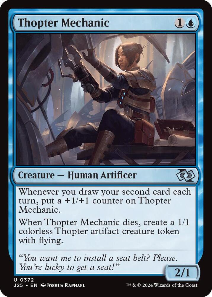 Thopter Mechanic 372 card from Foundations Jumpstart
