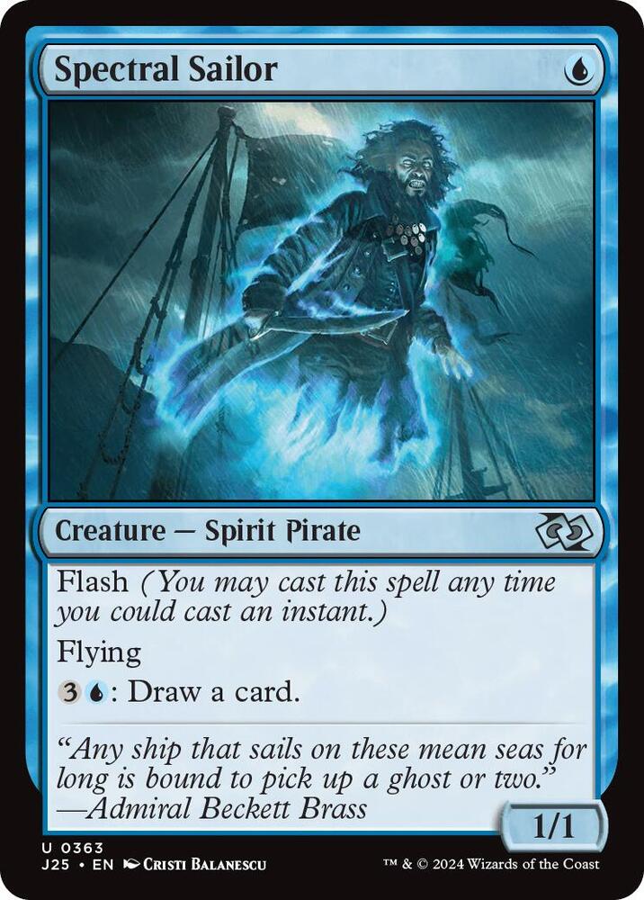Spectral Sailor 363 card from Foundations Jumpstart