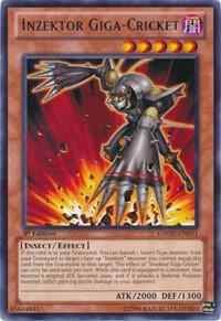 Inzektor Giga-Cricket GAOV-EN031 card from Galactic Overlord