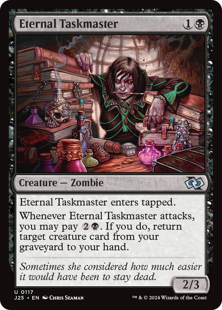 Eternal Taskmaster 117 card from Foundations Jumpstart
