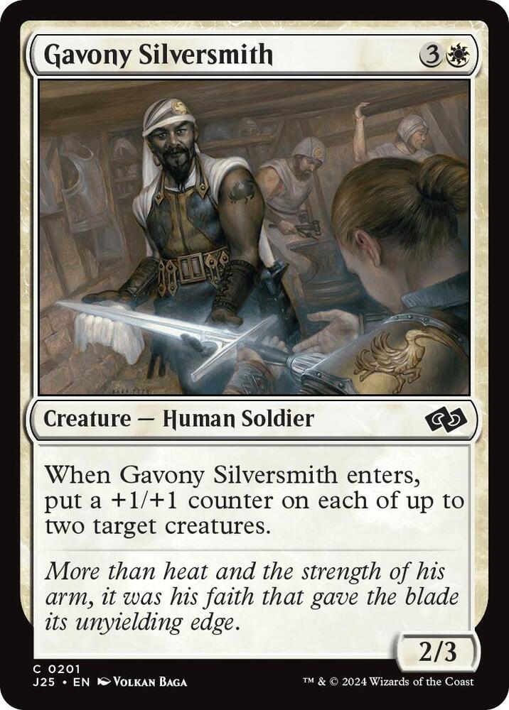 Gavony Silversmith 201 card from Foundations Jumpstart