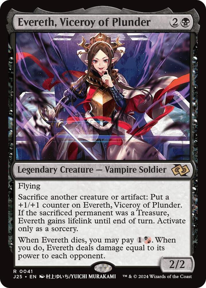 Evereth, Viceroy of Plunder (Anime) 41 card from Foundations Jumpstart
