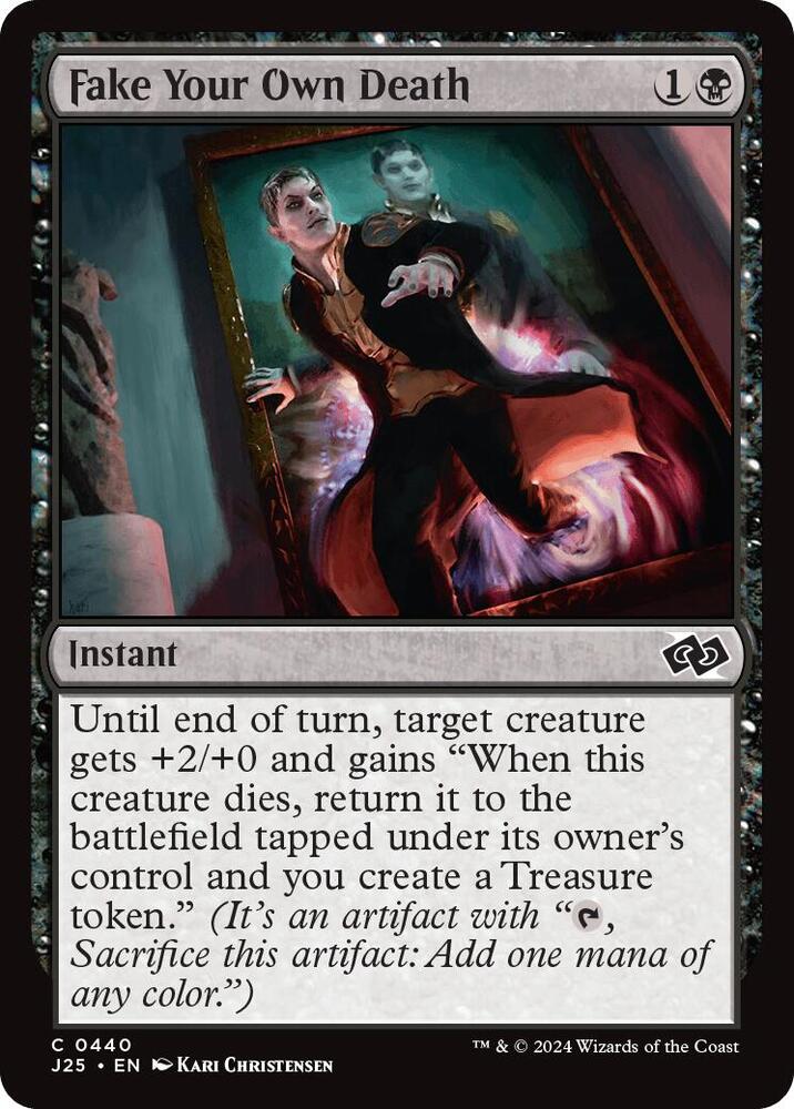 Fake Your Own Death 440 card from Foundations Jumpstart