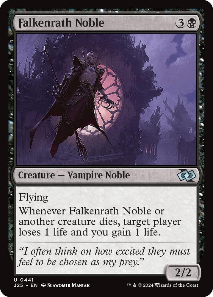 Falkenrath Noble 441 card from Foundations Jumpstart