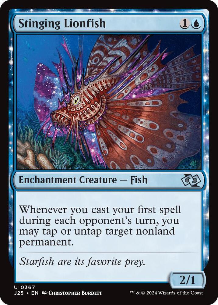Stinging Lionfish 367 card from Foundations Jumpstart