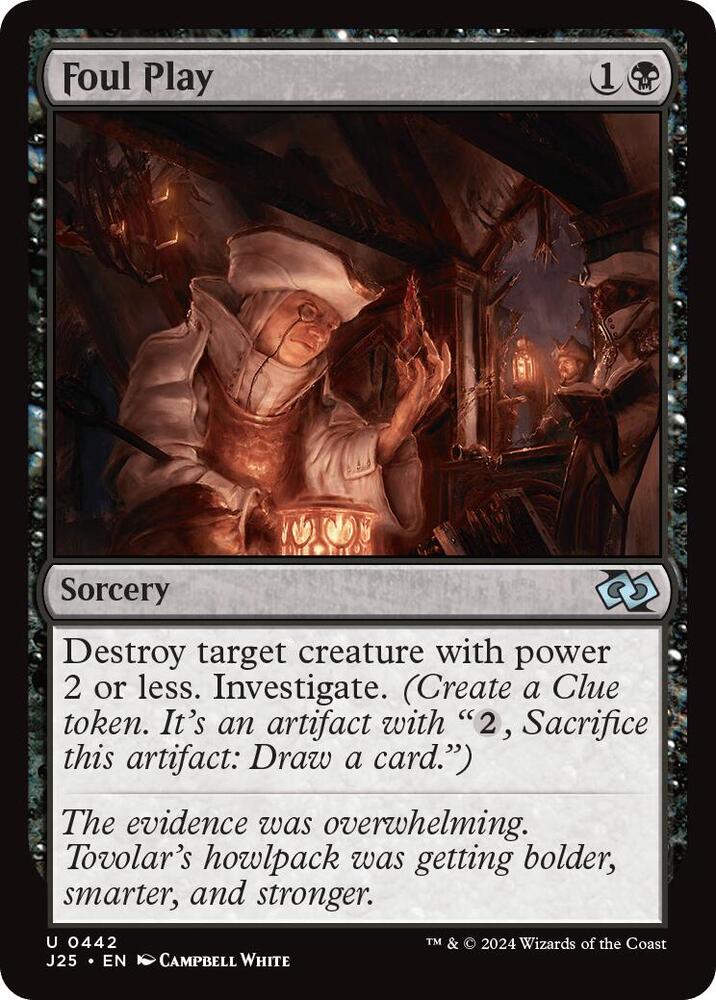 Foul Play 442 card from Foundations Jumpstart
