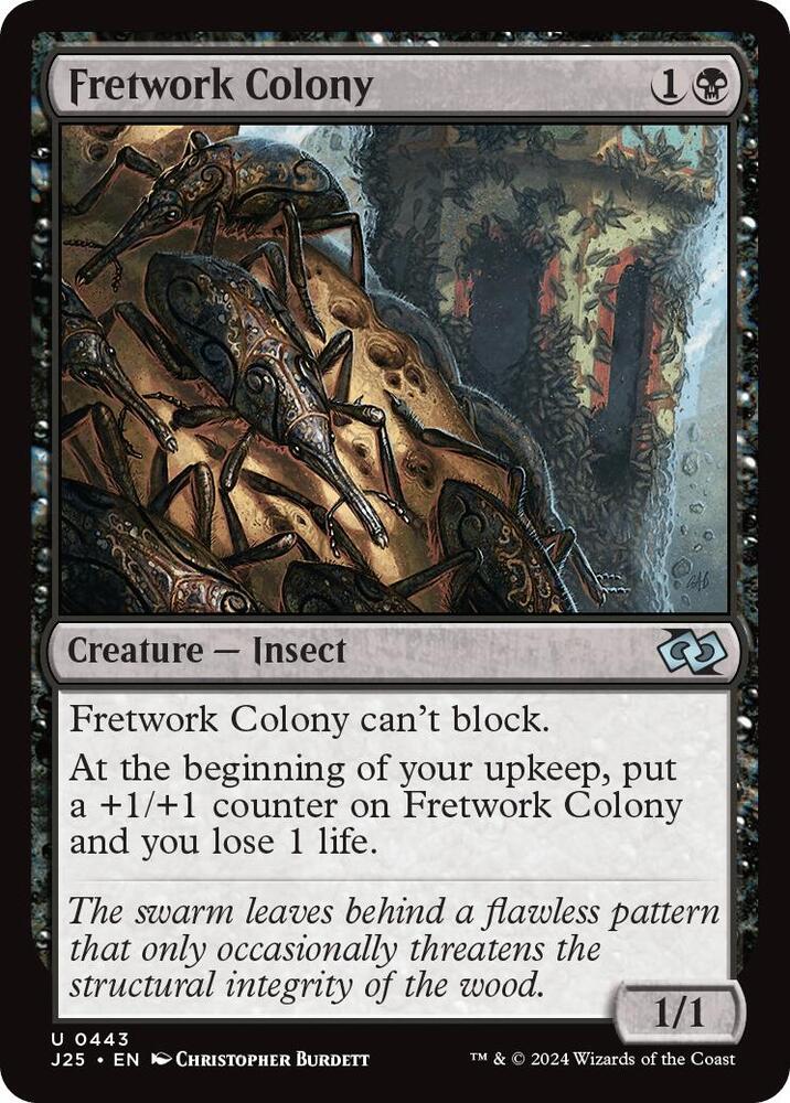 Fretwork Colony 443 card from Foundations Jumpstart