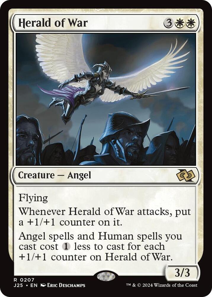 Herald of War 207 card from Foundations Jumpstart