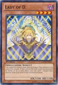 Lady of D. GAOV-EN036 card from Galactic Overlord