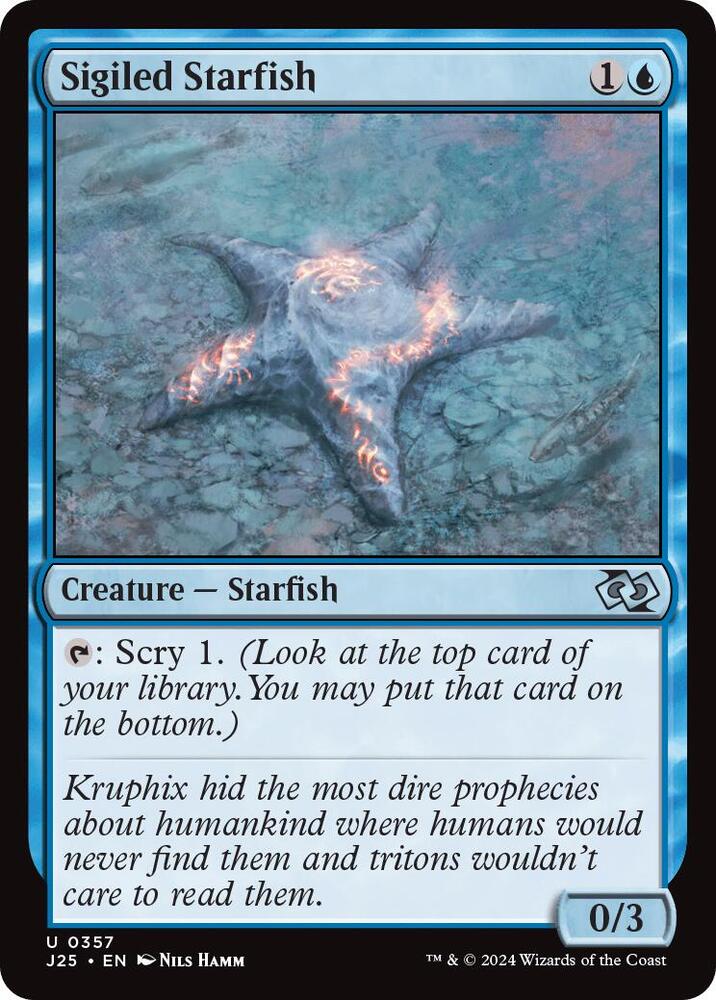 Sigiled Starfish 357 card from Foundations Jumpstart