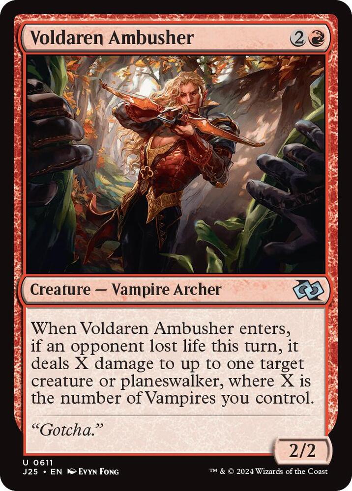 Voldaren Ambusher 611 card from Foundations Jumpstart