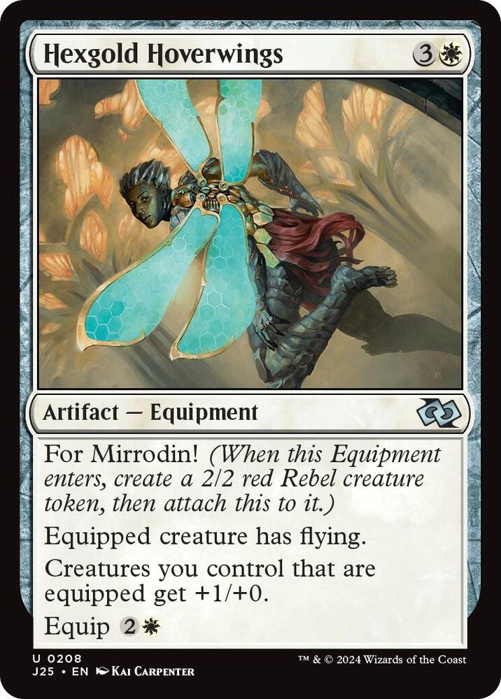 Hexgold Hoverwings 208 card from Foundations Jumpstart