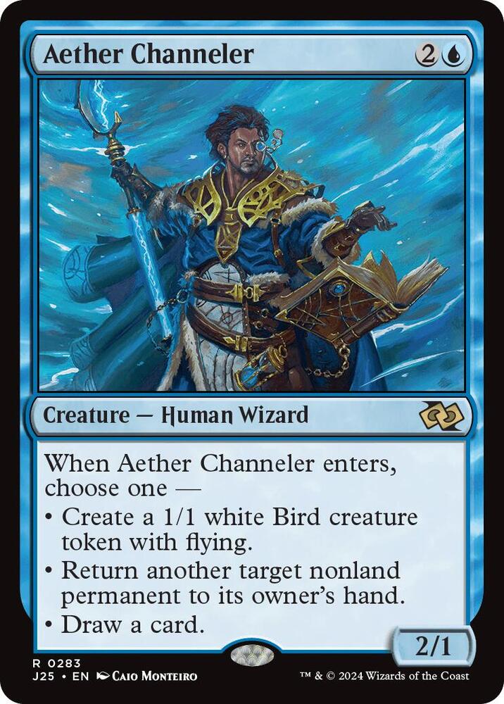 Aether Channeler 283 card from Foundations Jumpstart