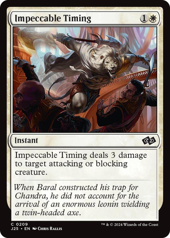 Impeccable Timing 209 card from Foundations Jumpstart