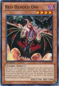 Red-Headed Oni GAOV-EN038 card from Galactic Overlord