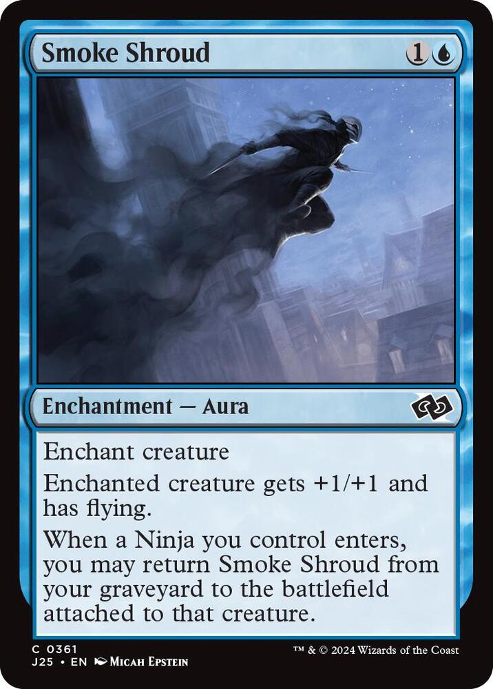 Smoke Shroud 361 card from Foundations Jumpstart