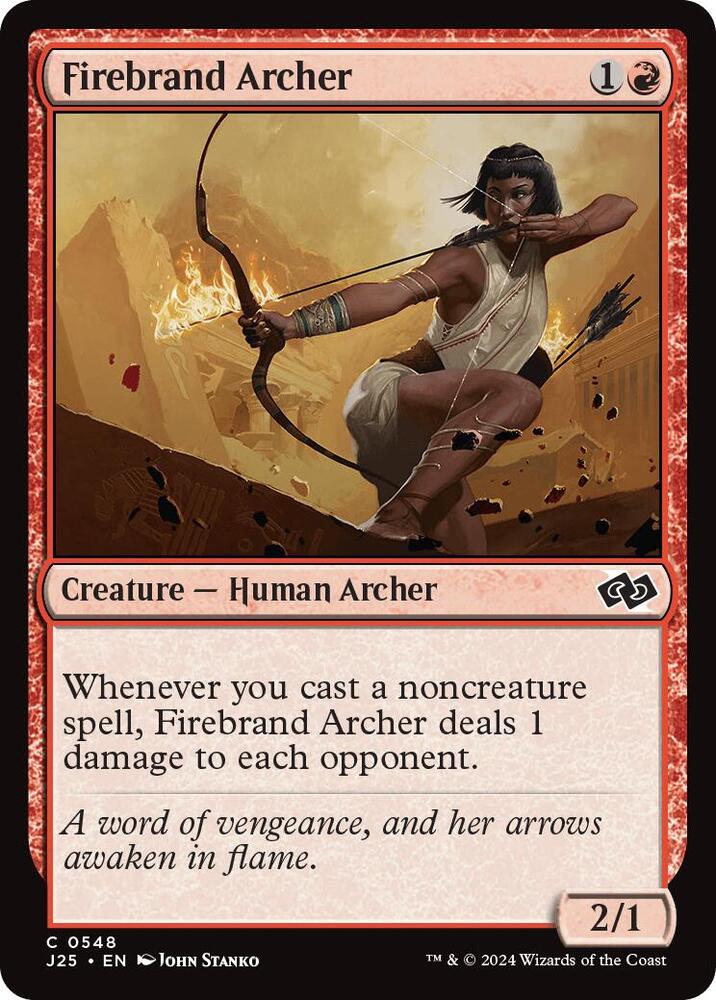 Firebrand Archer 548 card from Foundations Jumpstart
