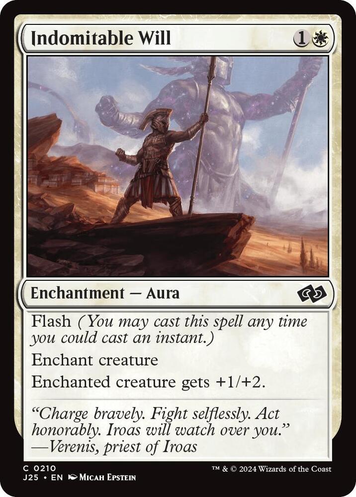 Indomitable Will 210 card from Foundations Jumpstart