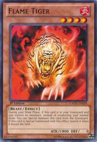 Flame Tiger GAOV-EN039 card from Galactic Overlord