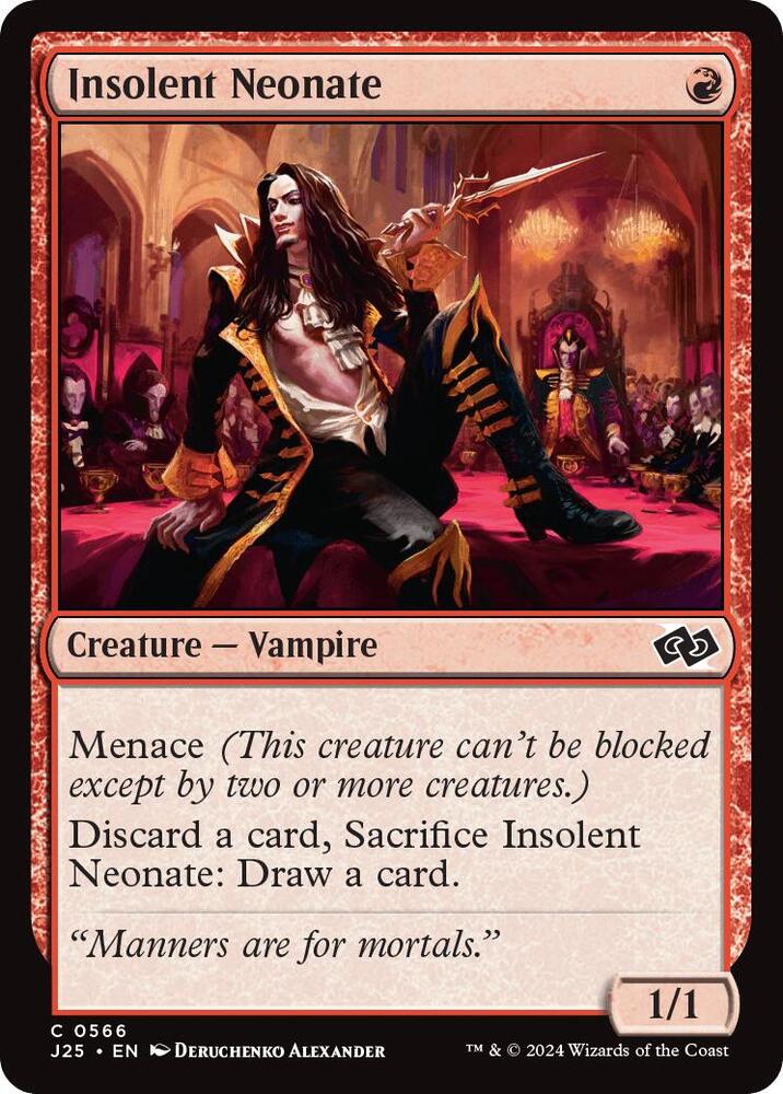 Insolent Neonate 566 card from Foundations Jumpstart
