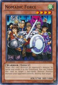 Nomadic Force GAOV-EN040 card from Galactic Overlord
