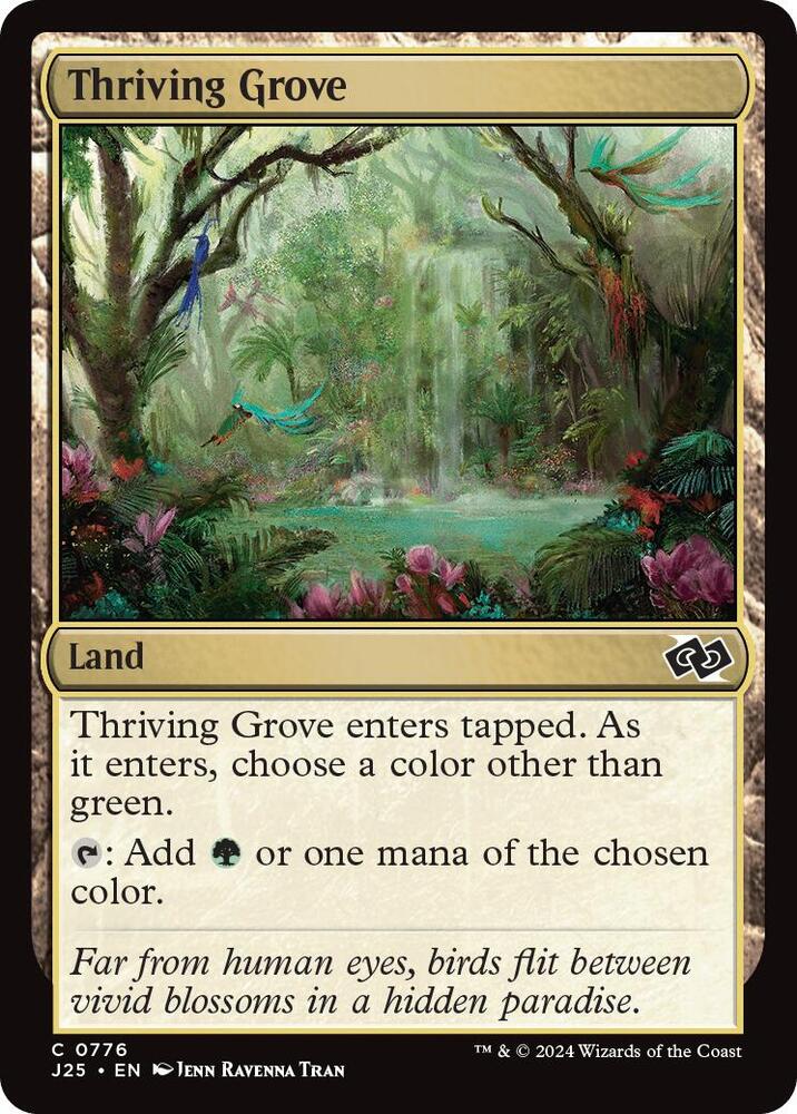 Thriving Grove 776 card from Foundations Jumpstart