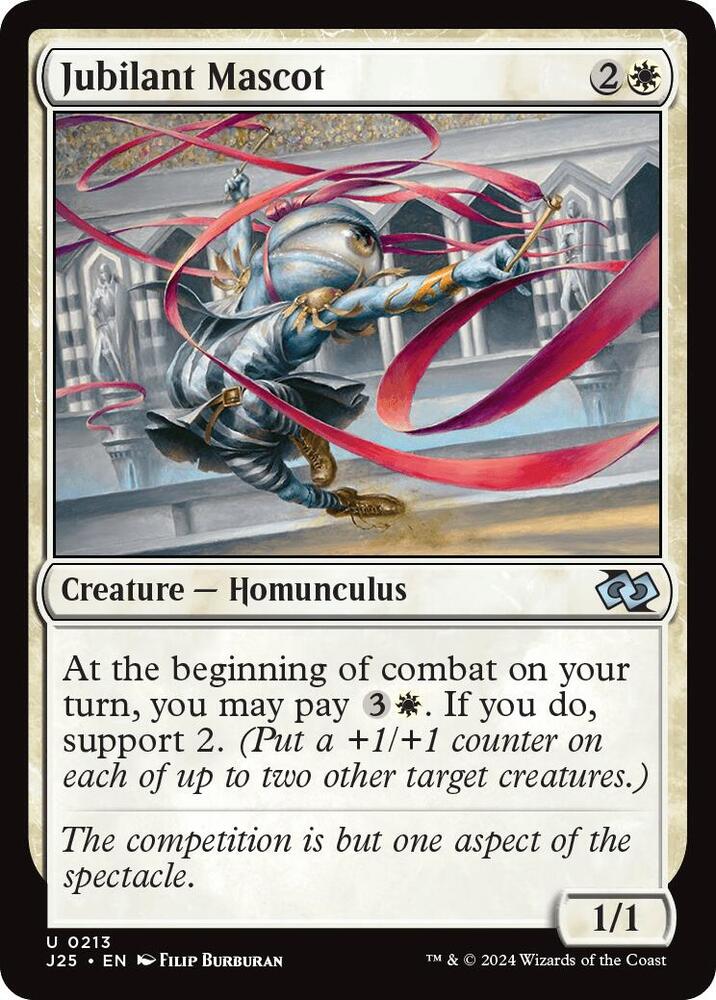 Jubilant Mascot 213 card from Foundations Jumpstart
