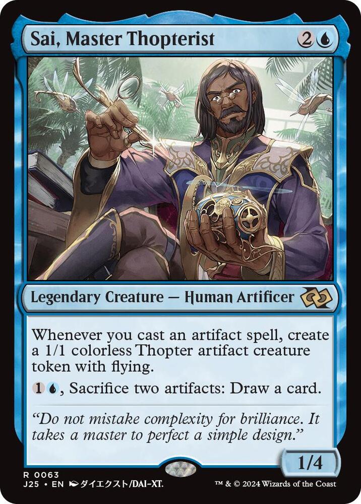 Sai, Master Thopterist (Anime) 63 card from Foundations Jumpstart