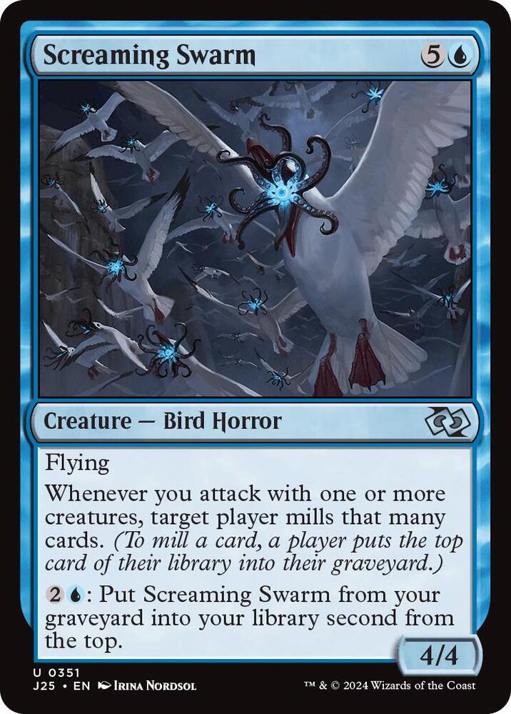 Screaming Swarm 351 card from Foundations Jumpstart