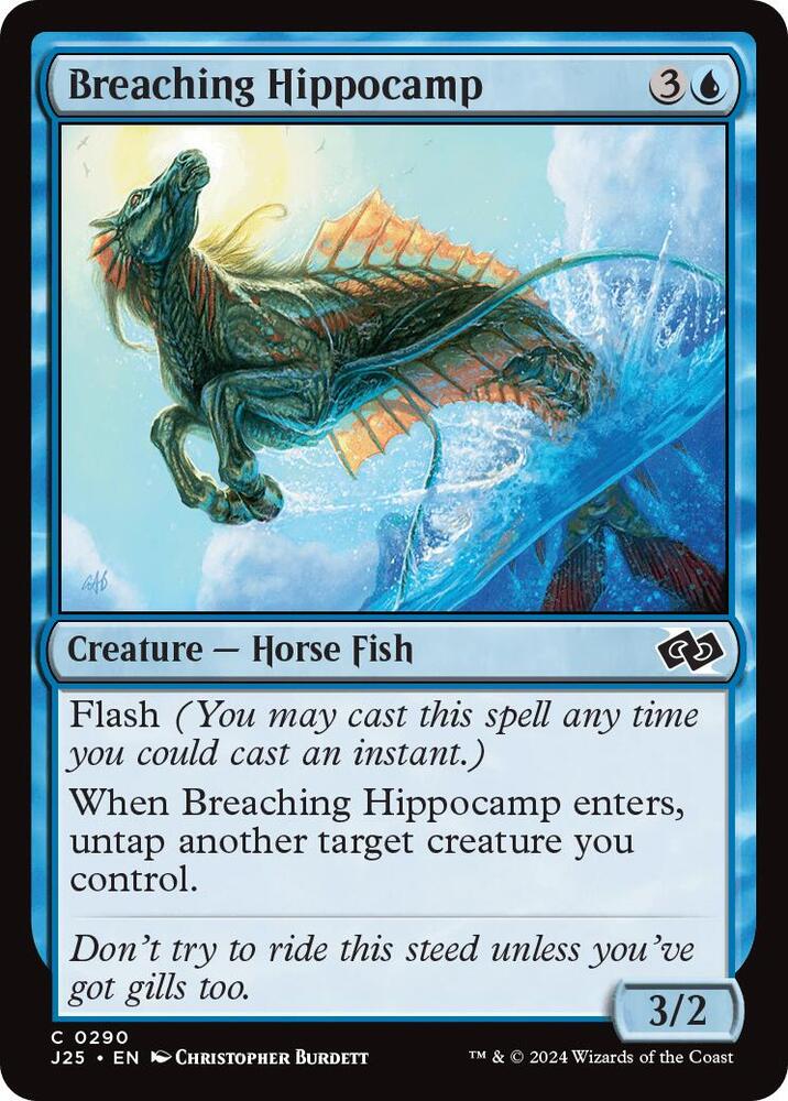 Breaching Hippocamp 290 card from Foundations Jumpstart