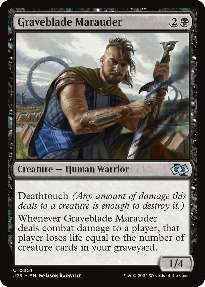 Graveblade Marauder 451 card from Foundations Jumpstart