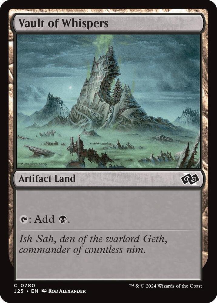 Vault of Whispers 780 card from Foundations Jumpstart