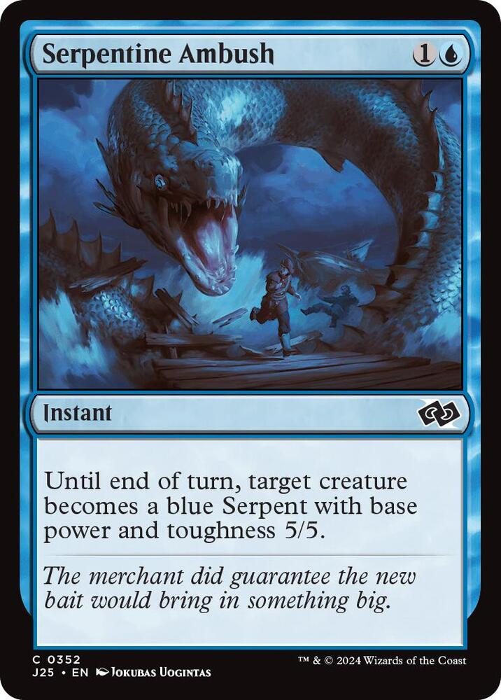 Serpentine Ambush 352 card from Foundations Jumpstart