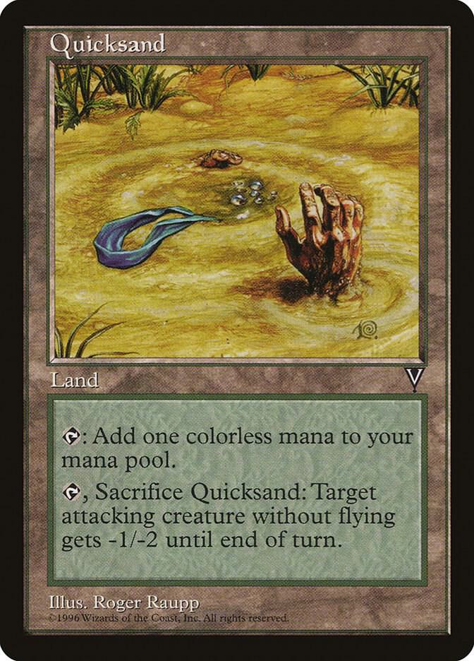 Quicksand card from Visions
