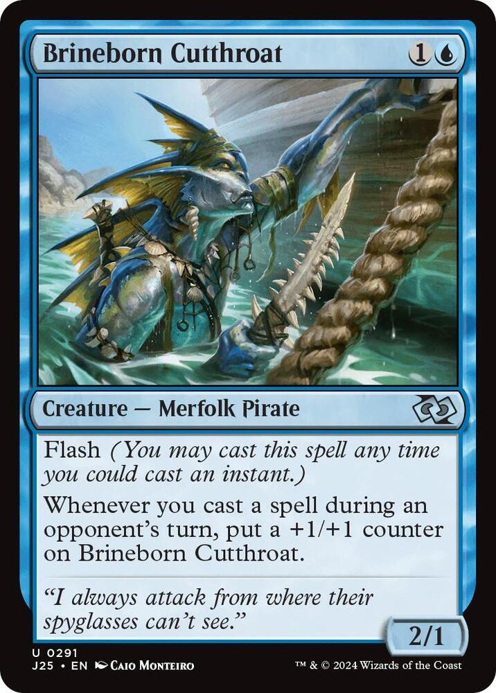 Brineborn Cutthroat 291 card from Foundations Jumpstart