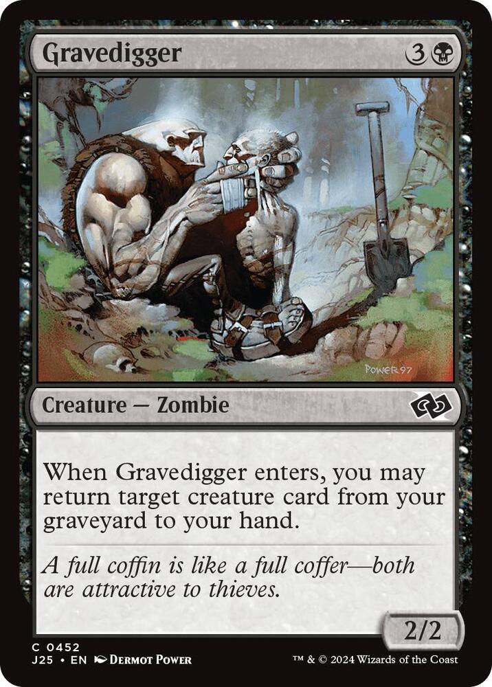 Gravedigger 452 card from Foundations Jumpstart