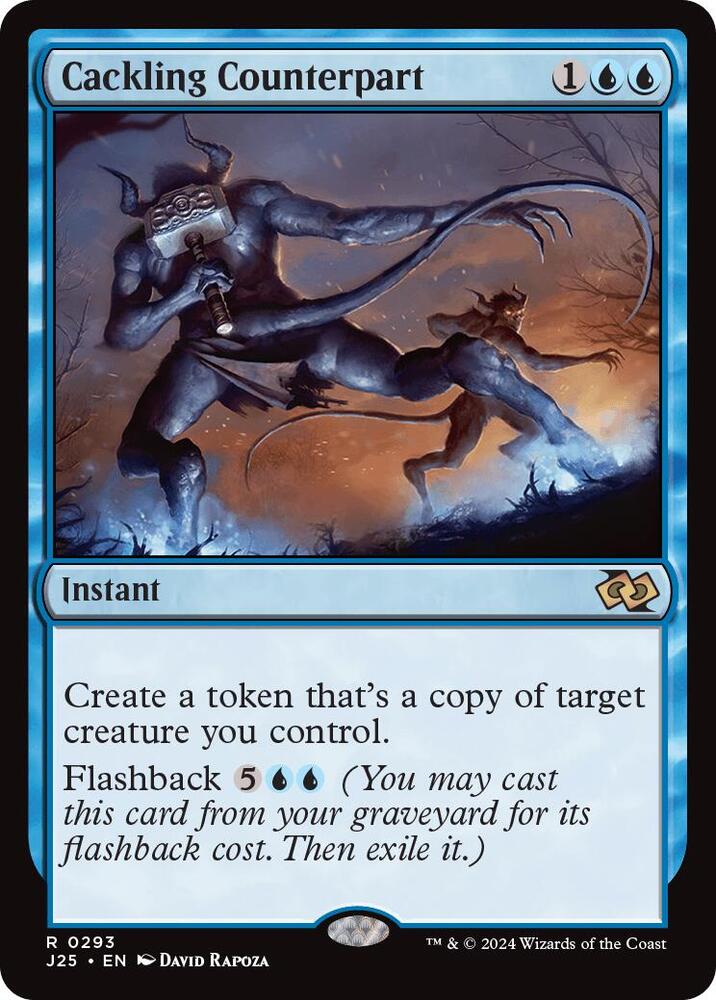 Cackling Counterpart 293 card from Foundations Jumpstart