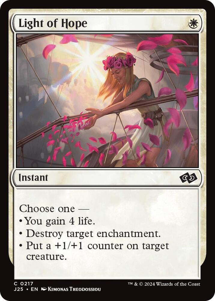 Light of Hope 217 card from Foundations Jumpstart