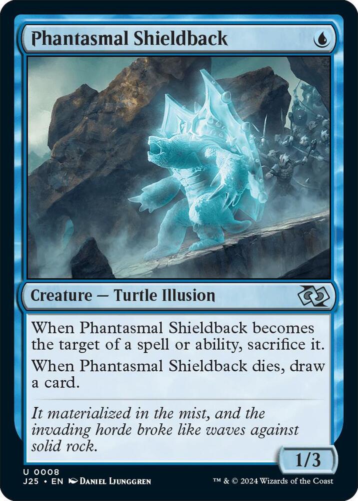 Phantasmal Shieldback 8 card from Foundations Jumpstart