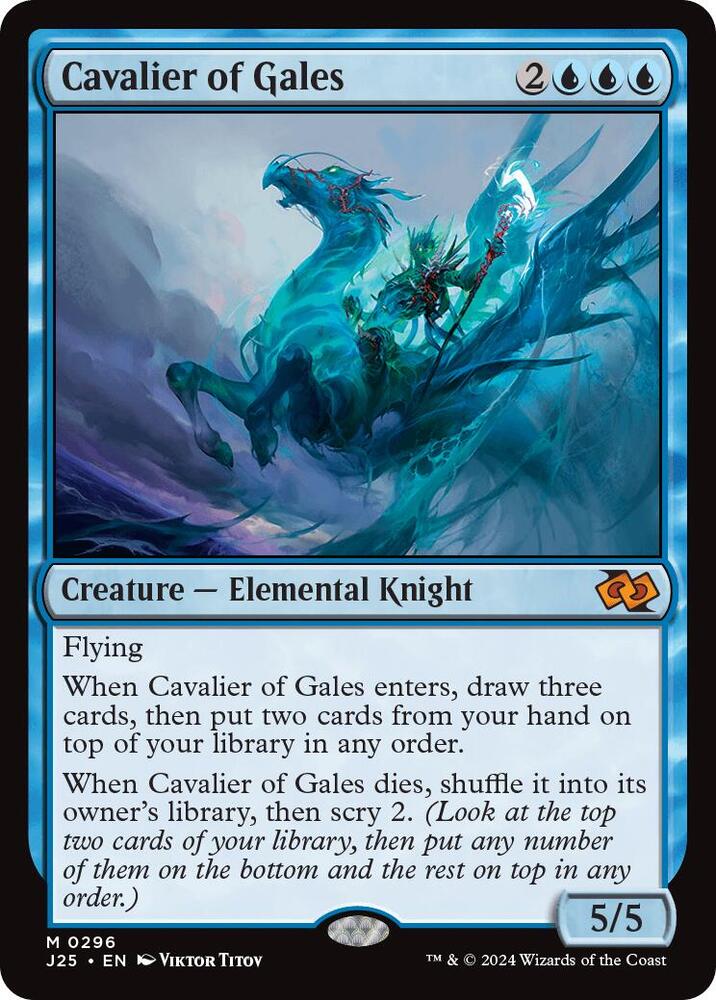Cavalier of Gales 296 card from Foundations Jumpstart