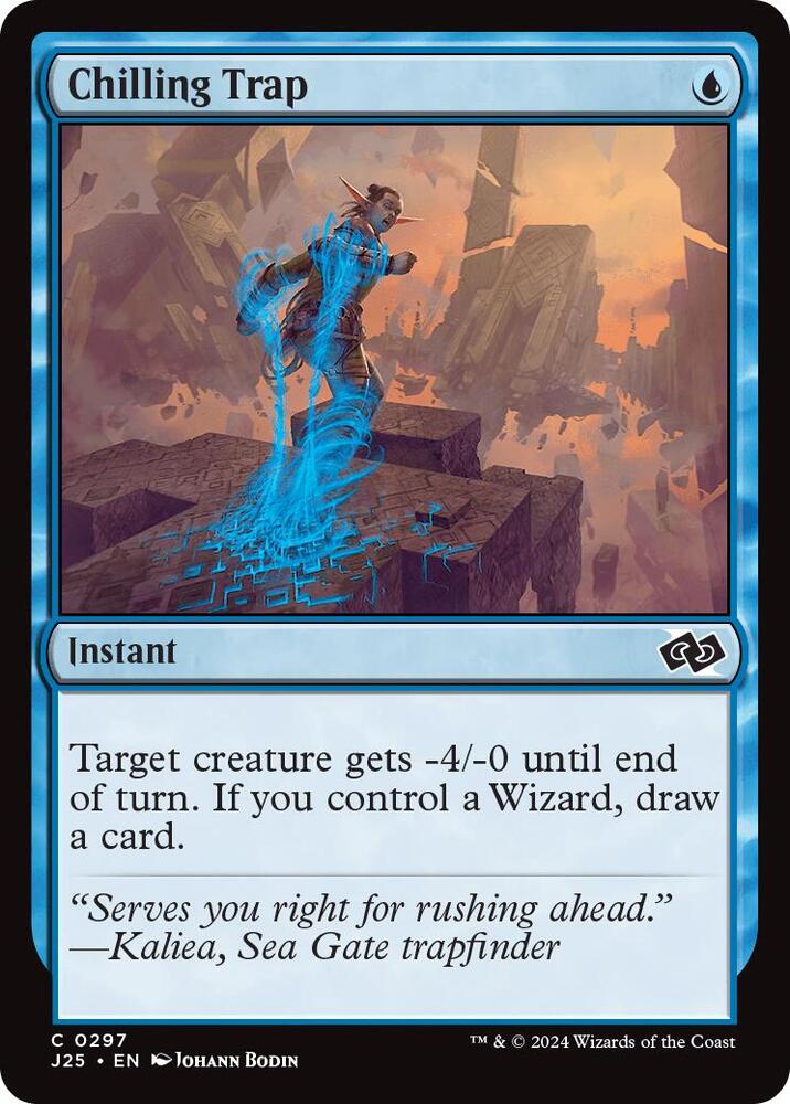 Chilling Trap 297 card from Foundations Jumpstart