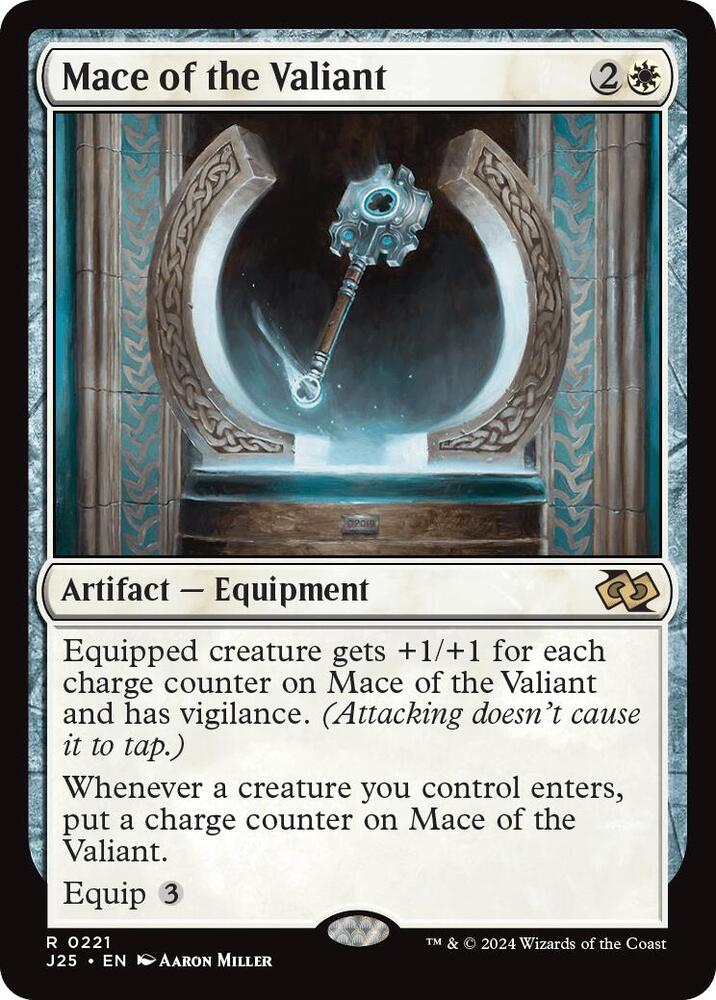 Mace of the Valiant 221 card from Foundations Jumpstart