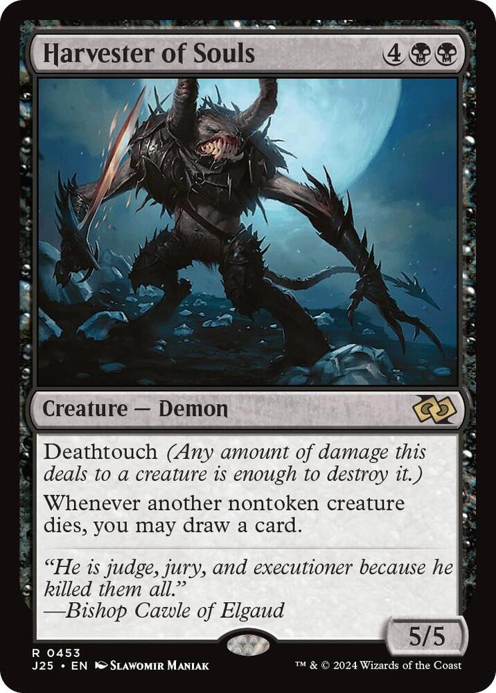 Harvester of Souls 453 card from Foundations Jumpstart