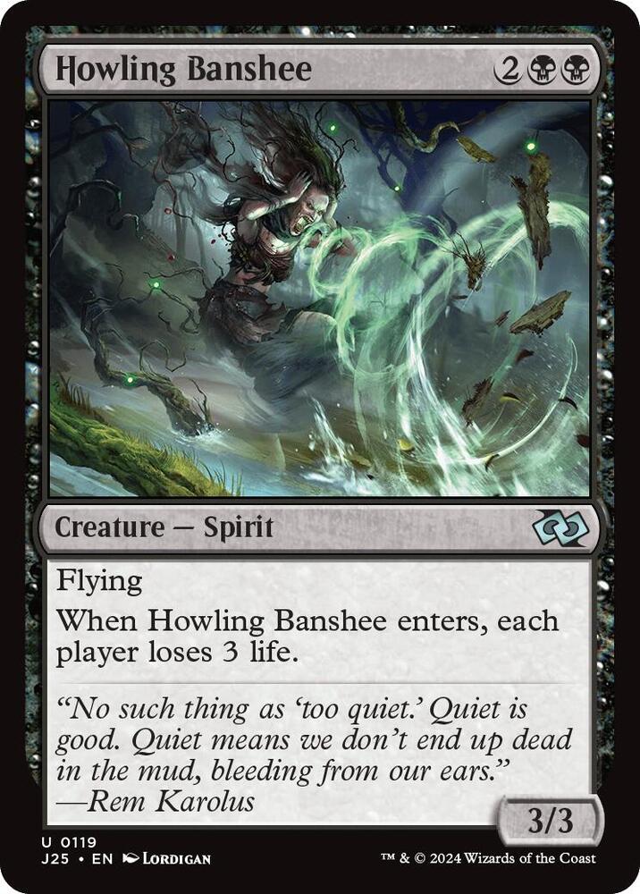 Howling Banshee 119 card from Foundations Jumpstart