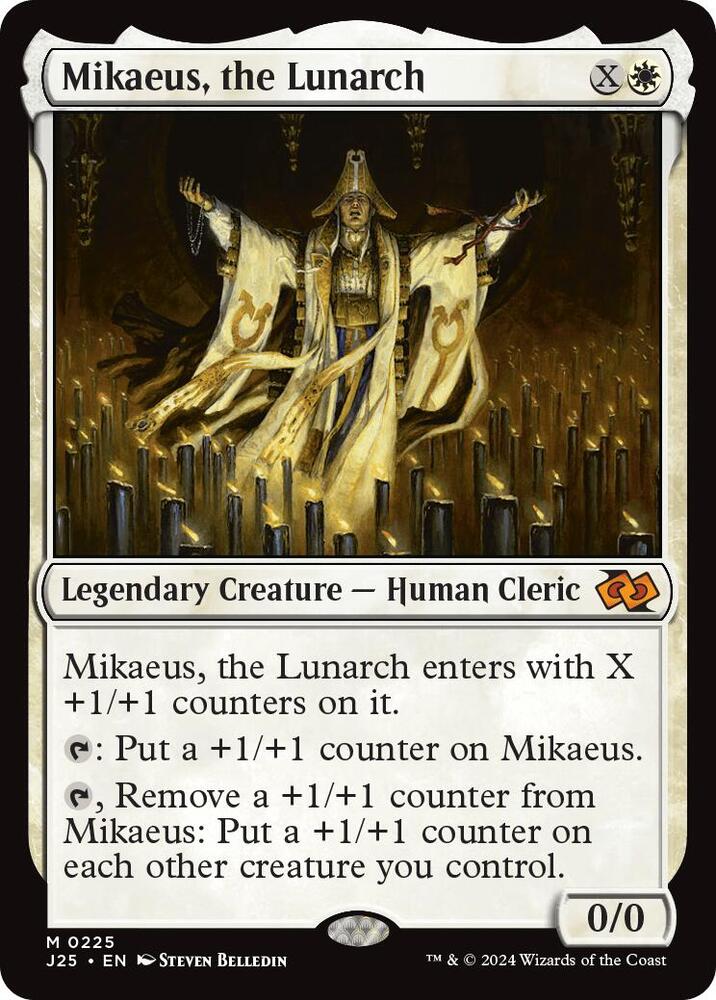 Mikaeus, the Lunarch 225 card from Foundations Jumpstart