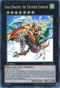 Gaia Dragon, the Thunder Charger GAOV-EN046 card from Galactic Overlord
