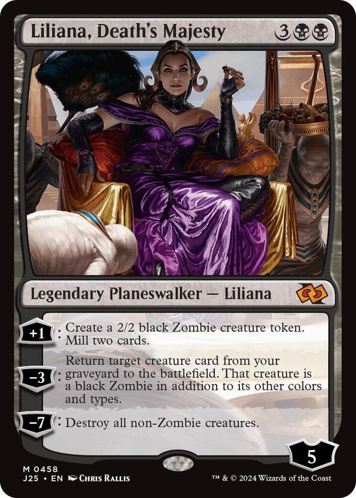 Liliana, Death's Majesty 458 card from Foundations Jumpstart
