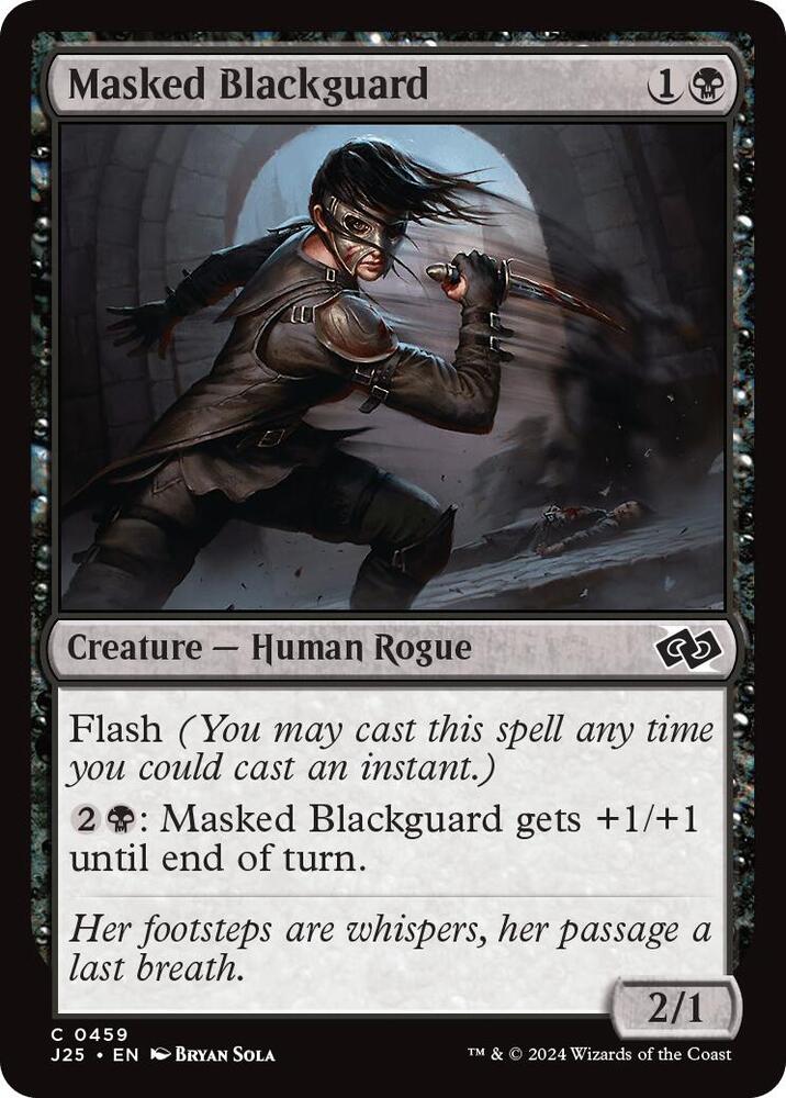 Masked Blackguard 459 card from Foundations Jumpstart